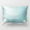 Funda de almohada de poliéster navideña regalo funda para cojín de sofá