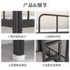Cama con Estructura Metálica, Cama Doble, Cama Individual de Metal para Apartamento de Residencia, Cama de Residencia, Litera para Sitio de Construcción, Cama Alta-Baja, Cama Sencilla de Hierro Forjado