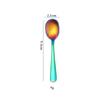 Cuchara mini para helado de acero inoxidable 304 cuchara mezcladora de postre mate en stock cuchara para café casera cuchara para sal de sabor condimento