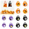 Bolsa de Dulces Infantil de Calabaza de Halloween Bolsa Tote Decorativa del Festival de Fantasmas Cesta de Tela No Tejida Accesorios de Halloween Venta al por Mayor