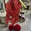 Decoración de Boda Tiras de Bambú Tejido de Bambú Balsas de Bambú Diseño Creativo Tiras de Bambú para Boda Tiras de Bambú Arte de Flores de Bambú Decoración Hecha a Mano