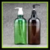 Frasco de shampoo de 500ml frasco secundário para salão de beleza frasco de reposição para hotel frasco com bomba de pressão para gel de banho frasco de desinfetante para as mãos