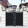 Zhejiang Yongkang Puerta de Villa Puerta de Hierro Fundido para Jardín Puerta de Patio de Villa Habitación con Contraseña Rural Arte de Aluminio para Patio Metabo
