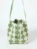 Bolso de Mujer con Ondas en Forma de Corazón, Bolso de Hombro, Bolso Cruzado, Superficie de Tela, Uso Diario, Personalizado, Bolso de Lona Simple de Moda para Mujer 2024