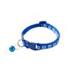 1.0 collar para mascota joyería collar para perro pequeño gato collar de dibujos animados huellas de perro collar para cachorro mascota estricta