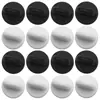 Hebilla de Tapa de Mariposa de Plástico Broche Embroika de Plástico Accesorios para Gorra de Tarjeta Insignia Resina Caucho Tapa Redonda Negra Blanca