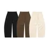 Ropa Vintage Yidao Otoño 2026 Nuevo Diseño Japonés Retro de Retazos Plisados Color Sólido Sueltos de Pierna Ancha Pantalones Curvos
