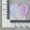Material para Tocado DIY Cola de Pez Accesorios de Resina Degradada Estrella de Mar Pegamento Blanco Funda para Teléfono Móvil Accesorios para el Cabello de Corazón Accesorios de Pinza para el Pelo