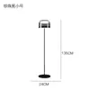 Luminária de pesca designer luminária de chão sala de estar nórdica luxo leve modelo moderno quarto sofá luminária de chão vertical avançada