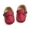 Nuevos Zapatos al por Mayor de Comercio Exterior para Bebés y Niños Pequeños Zapatos de Cuero para Bebés D0323