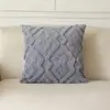 Almofada de Sofá de Pelúcia de Algodão Cor Sólida Transfronteiriça Almofada de Sofá Minimalista Moderna Decoração de Sala de Estar Almofada de Cabeceira