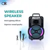Altavoz de audio Bluetooth nuevo transfronterizo portátil portátil tarjeta disco U cuadrado multifuncional baile K-song audio