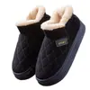 Zapatos de Algodón para el Hogar para Parejas 2026, Engrosados y Cálidos, Zapatos de Algodón de Cuero Antideslizantes para Interiores de Invierno para Mujeres, Adecuados para Uso en Exteriores