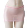 Ropa interior sexy femenina seksi alta elasticidad brillo aceitoso tela de natación transparente minifalda sexy falda de cadera una generación de 1308