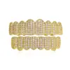 Amazon Transfronterizo Frenillos de Zirconia Completa de Ocho Dientes Halloween Hip-Hop Frenillos Accesorios Exagerados de Personalidad para Hombres Venta al por Mayor