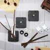 Movimiento de reloj silencioso DIY en stock transfronterizo, eje largo, segundero continuo, movimiento para reloj de pared, 4 tipos de manecillas de madera de nogal, movimiento de reloj