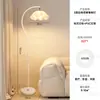 Luminária de Chão Vintage Retrô Francês Creme Sala de Estar Quarto Mesa de Cabeceira Vertical Luminária de Mesa Japonesa Plissada Luminária de Ambiente
