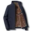 Chaqueta de forro polar para papá 2022 otoño e invierno Nueva chaqueta casual cálida engrosada para personas de mediana edad y mayores ropa de invierno