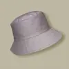 Sombrero de Pescador de Algodón Puro con Logo Personalizado, Sombrero de Cubo Unisex de Ala Ancha, Protección Solar, Casual para Exteriores, Moderno y Versátil