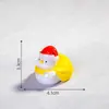 Novo Papai Noel de Natal Boneco de Neve Micro Paisagem Cena de Neve Caixa de Trem Meias de Natal Pequeno Presente Sino Enfeites de Resina