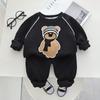 Nuevo Traje Infantil 2025 Bebé Algodón de Aire Primavera y Otoño Sudadera de Manga Larga con Dibujos Estilo Coreano Traje Casual