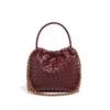 Bolsa de Tecido Pequena Fragrante de Alta Qualidade Corrente Ombro Axila Transversal Bolsa Nuvem Dumpling Bolsa Balde Portátil Feminina