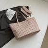 Bolsa Tote Casual para Deslocamento Nova Grande Capacidade Simples Tendência de Moda Versátil Bolsa de Ombro Estilo Coreano Bolsa Retrô Mulheres