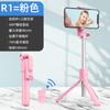 Palo selfie Bluetooth R1/R1L temporizador automático para teléfono móvil artefacto vibrato en vivo trípode telescópico lámpara de relleno