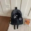 Mochila de Puntos y Estrellas con Orejas de Conejo Lindas Modelo Nuevo 2026 Gran Capacidad Estudiante Moderna Casual para Viajar Mochila Ligera