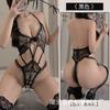 Lencería sexy de ensueño, pijama de encaje con cuello halter, tentación caliente, mono abierto, traje uniforme 8002