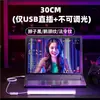 Luz para streamer para transmisiones en vivo, luz de relleno para la barbilla, luz LED larga para cara y cuello, luz LED antiarrugas para el cuello, iluminador de piel, luz USB para surcos nasogenianos, venta al por mayor