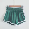 Pantalones Cortos Deportivos para Mujer Verano 20250 Casual Color Sólido Pantalones de Tres Puntos Moda Coreana Pantalones de Yoga para Playa Color Caramelo Pantalones Cortos