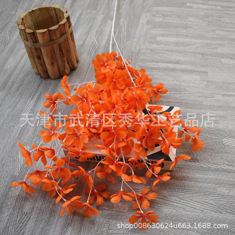 苹果花橘色