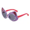 Gafas de Sol Lindas Estilo Coreano para Niños Gatito Dibujos Animados Anti-UV Moda Divertidas Fotografía Callejera Niña Bebé Gafas de Sol