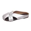 Chinelos Meia Mulher Moda 2026 Novo Verão Estilo Coreano Fundo Plano Fundo Macio Temperamento Sandálias Slip-on Mulher