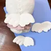 Alas de ángel de felpa para otoño e invierno, accesorios de joyería DIY, accesorios para el cabello, accesorios para tocados al por mayor.