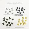 Botões de Coelho de 7mm Novo Estilo Roupas de Bebê Boneca DIY Mini Acessórios Bjd Fivela de Tira Pequenos Ornamentos de Fivela de Metal