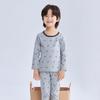 Conjunto Térmico de Otoño e Invierno Ropa Interior Infantil Categoría a Ropa de Otoño para Niños y Niñas Ropa para el Hogar para Bebés Pijama para Bebé Algodón Puro