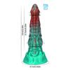 Analizador de Color Mixto Verde Diablo de Cruce de Fronteras Anal Plug de Silicona Líquida Simulación de Vagina Expansión Anal Masturbación Productos Sexuales para Adultos