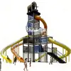 Fabricante de Toboganes Gruesos de Acero Inoxidable, Instalaciones de Entretenimiento, Lugares Turísticos, Parques Infantiles para Padres e Hijos, Toboganes Combinados Infantiles Exteriores No Estándar