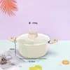 Amazon Transfronterizo Set Imitación Olla a Presión, Cualquier Combinación, Piedra Mármol Beige Cocina de Inducción Juego Universal Olla
