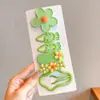 Pasador de Flor Colorido para Niños, Pinza para Fleco Lateral, Lindo Accesorio para el Cabello de Bebé, Pinza Lateral para Niñas, Pinza BB para Cabello Suelto