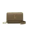 Bolsa Quadrada Pequena com Corrente Yangshulin Luxo Acessível Feminina 2025 Nova Bolsa de Axila de Alto Padrão Bolsa Sanfonada Bolsa de Ombro Único Transversal