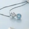 Colar de coroa de prata personalizado corrente de clavícula feminina japonesa e coreana 925 pingente de prata namoradas presente presente de aniversário jóias
