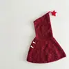 Chal coreano Yipan para niños, sombrero de invierno para niñas con estampado de estrellas, integrado, a prueba de viento y cálido, para exteriores, venta al por mayor