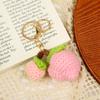 Tema Frutas Tecido Algodão Fio Chaveiro Acessórios Acessórios Casal bonito Pingente Criativo Car Bag Chaveiro