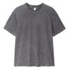 Camiseta Masculina de Manga Curta 230g Transfronteiriça, Algodão Puro, Lavável no Verão, Top Solto e Versátil, Estilo Retro Americano, Camiseta Masculina Confortável