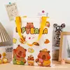 Capibala Bolsa de Lona Portátil Bolsa de Regalo Bolsa de Algodón Gran Capacidad Bolsa de Compras Bolsa de Algodón Bolsa de Lona Al por Mayor
