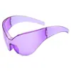 Gafas de Sol de Marco Grande de Gama Alta Ojo de Gato Lente Integrada Sin Montura Tecnología Futura y2k Mariposa Protección Solar