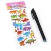 Pegatinas de burbujas 3D populares, pegatinas estéreo de dinosaurios de dibujos animados para niños, pegatinas de recompensa, fabricantes de pegatinas al por mayor